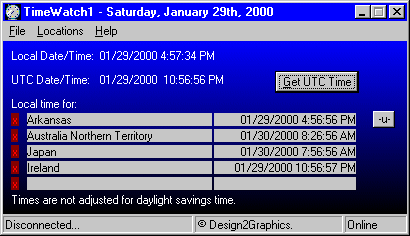 TimeWatch1 screen shot